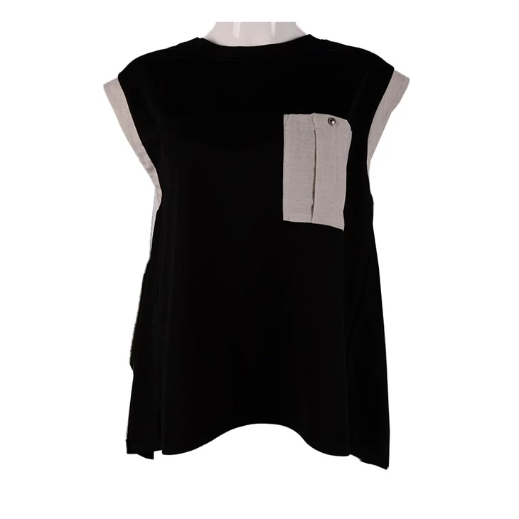 Fashion Women Vest WIth Pocket